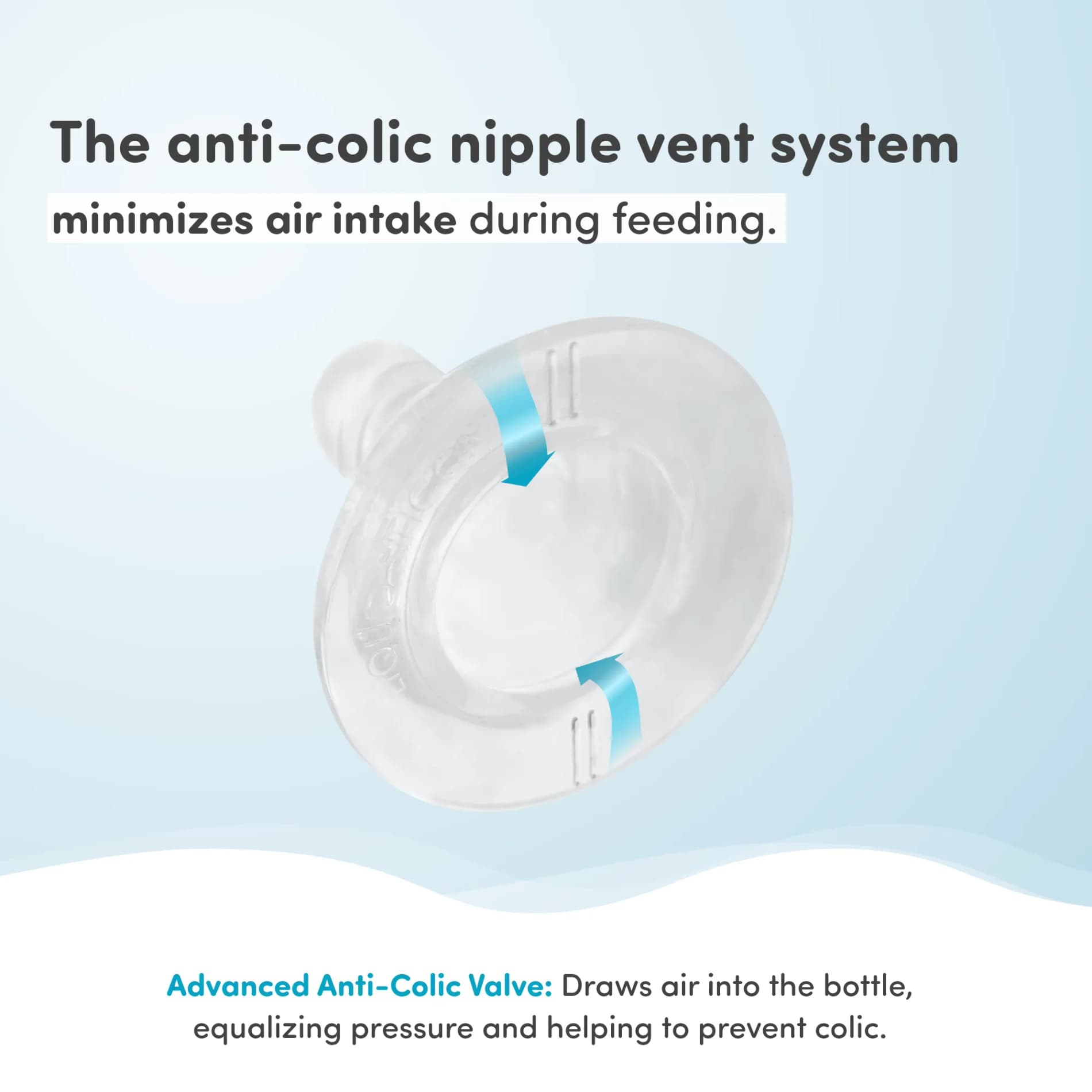 Baby Feeding Sipper Bottle | BPA Free with Anti-Colic Nipple | Feels Natural Baby Bottle | Easy Flow Neck Design - Blue 250 ml