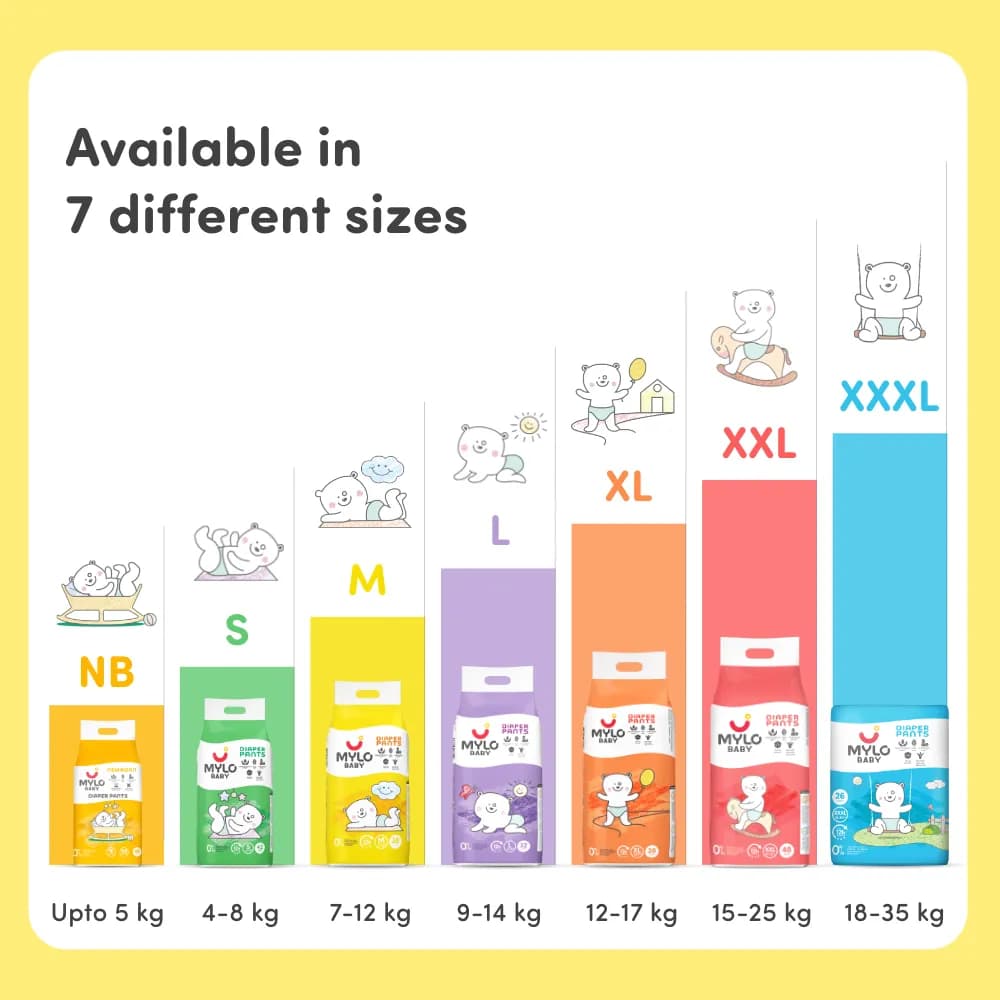 Mylo Diaper M size - Pack of 8