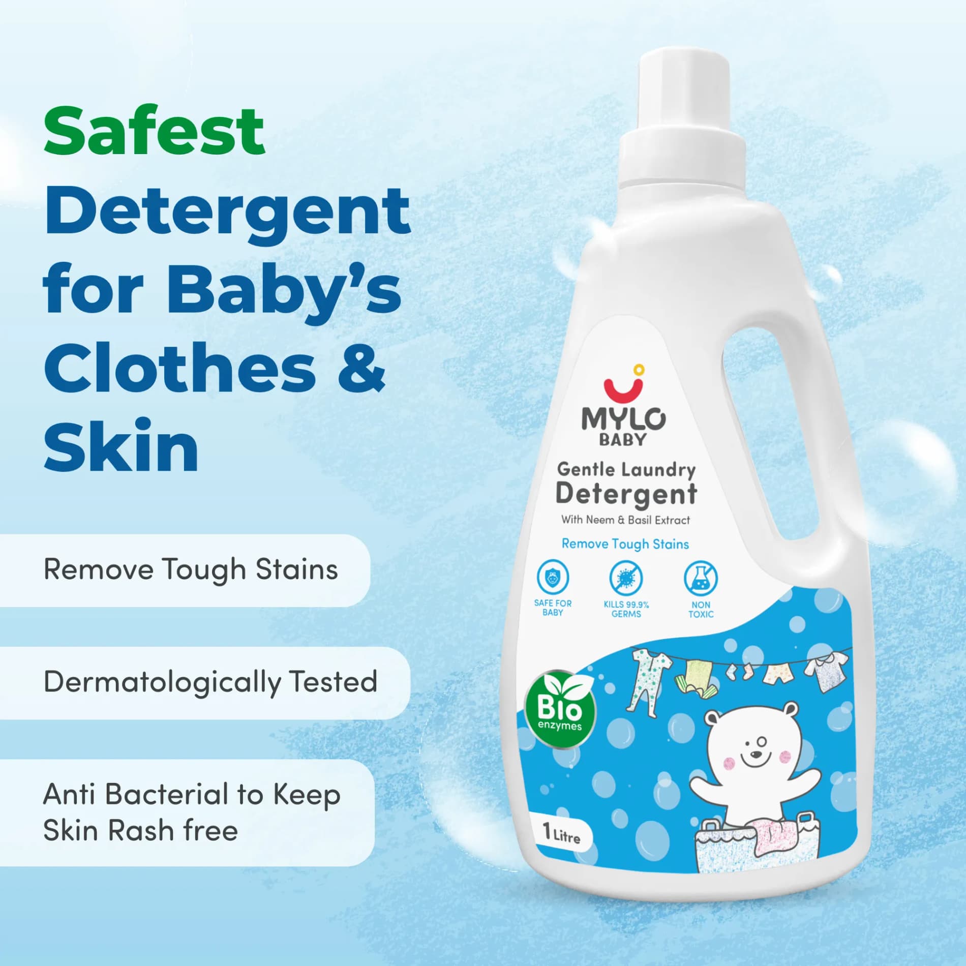 Baby Safe Liquid Detergent ​- 1 litre