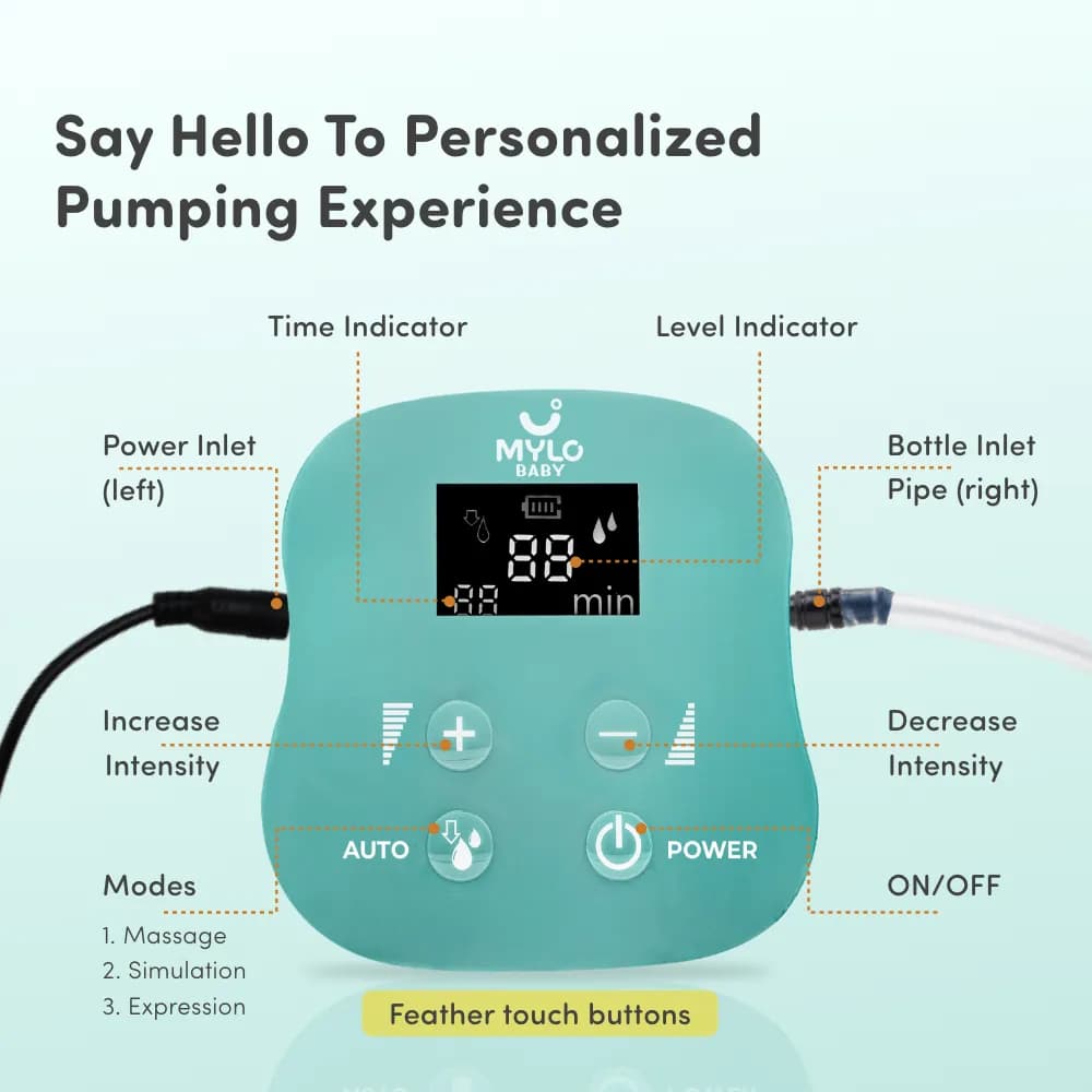 Electric Breast Pump with 9 Level Intensity Adjustment