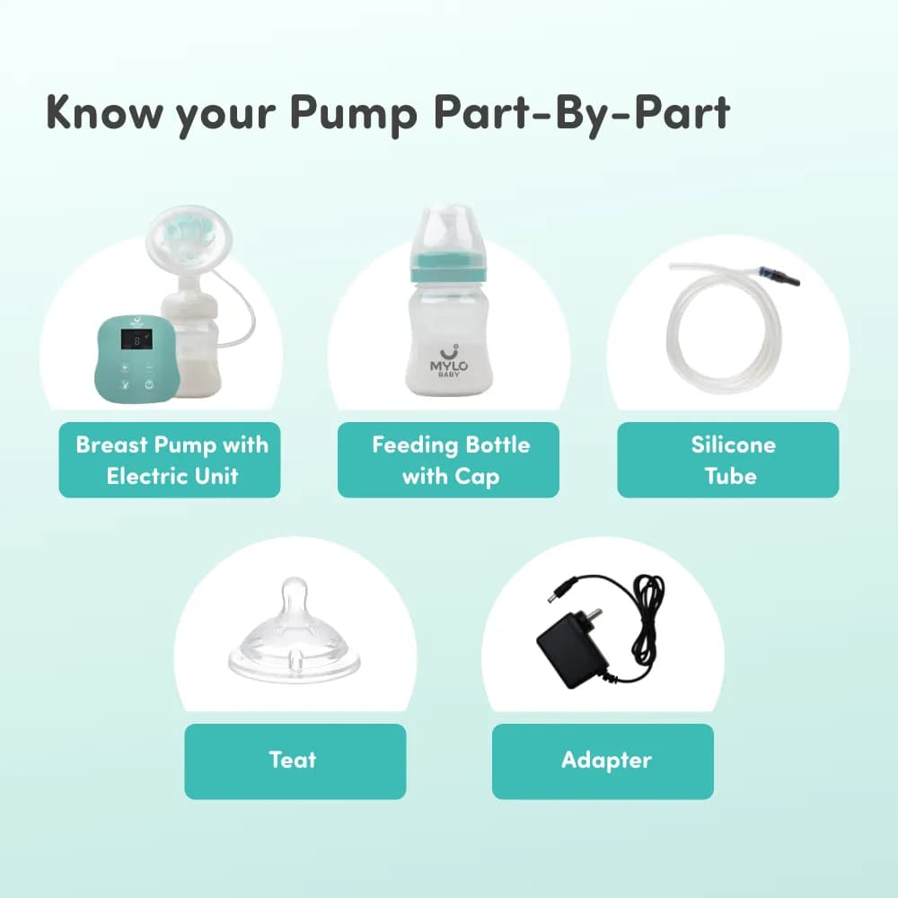 Electric Breast Pump with 9 Level Intensity Adjustment