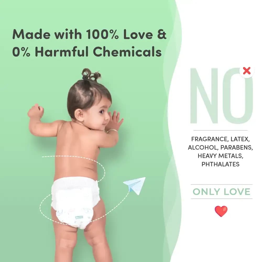 Baby Diaper Pants Small (S) Size 4-8 kgs (42 count) Leak Proof | Lightweight | Rash Free | 12 Hours Protection | ADL Technology (Pack of 1)