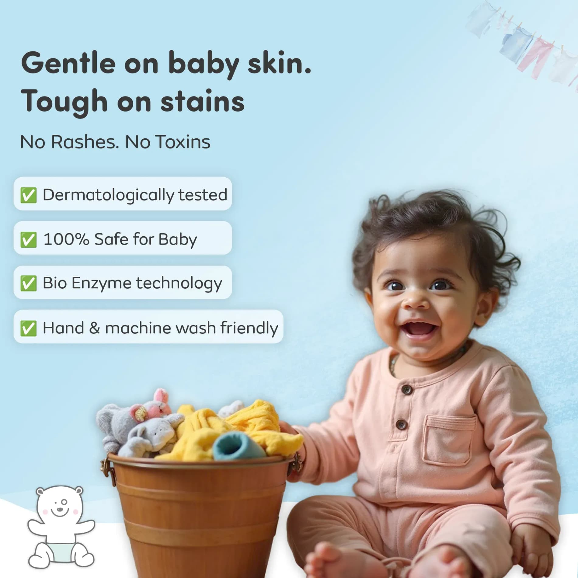 Baby Safe Liquid Detergent ​- 500 ml