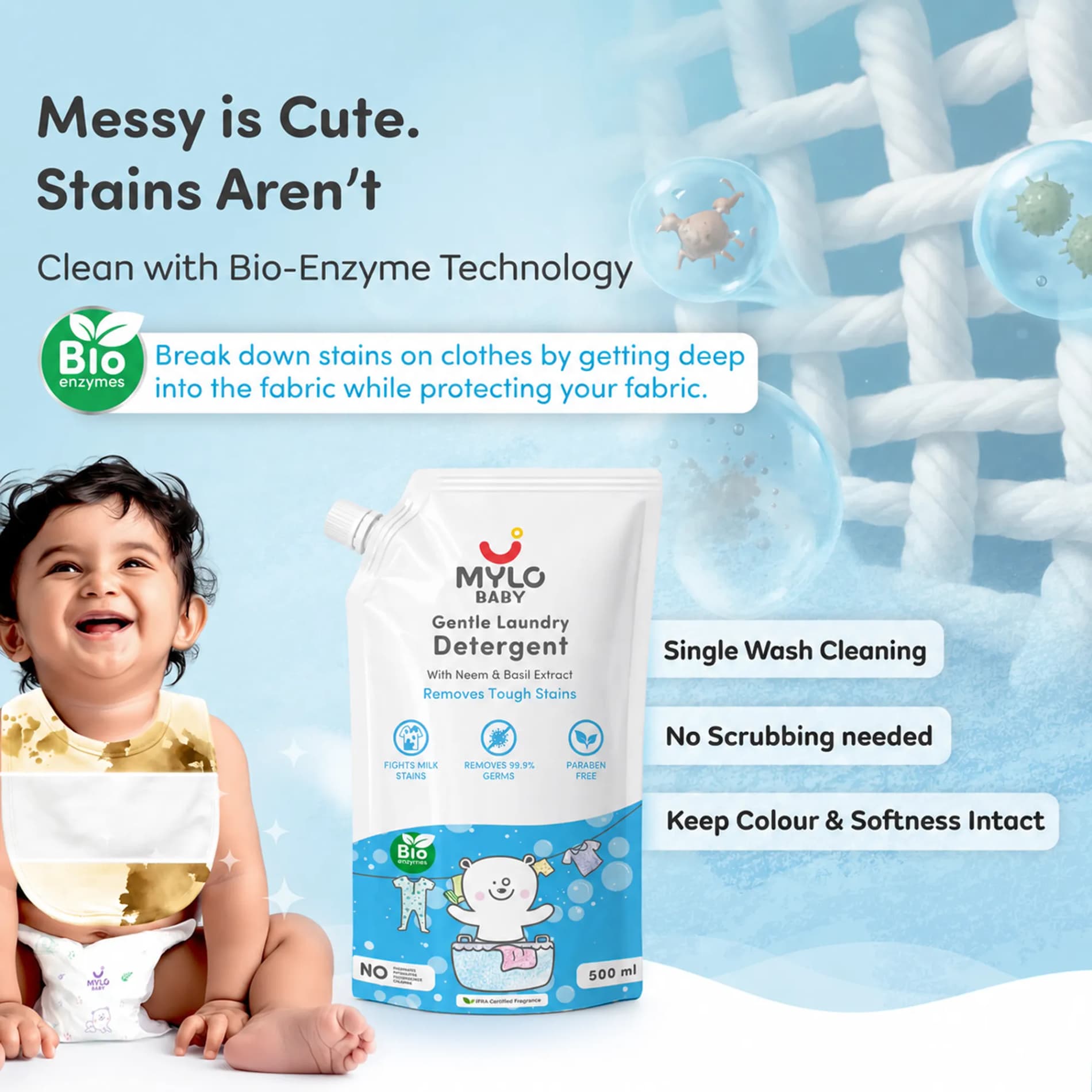 Baby Safe Liquid Detergent ​- 500 ml