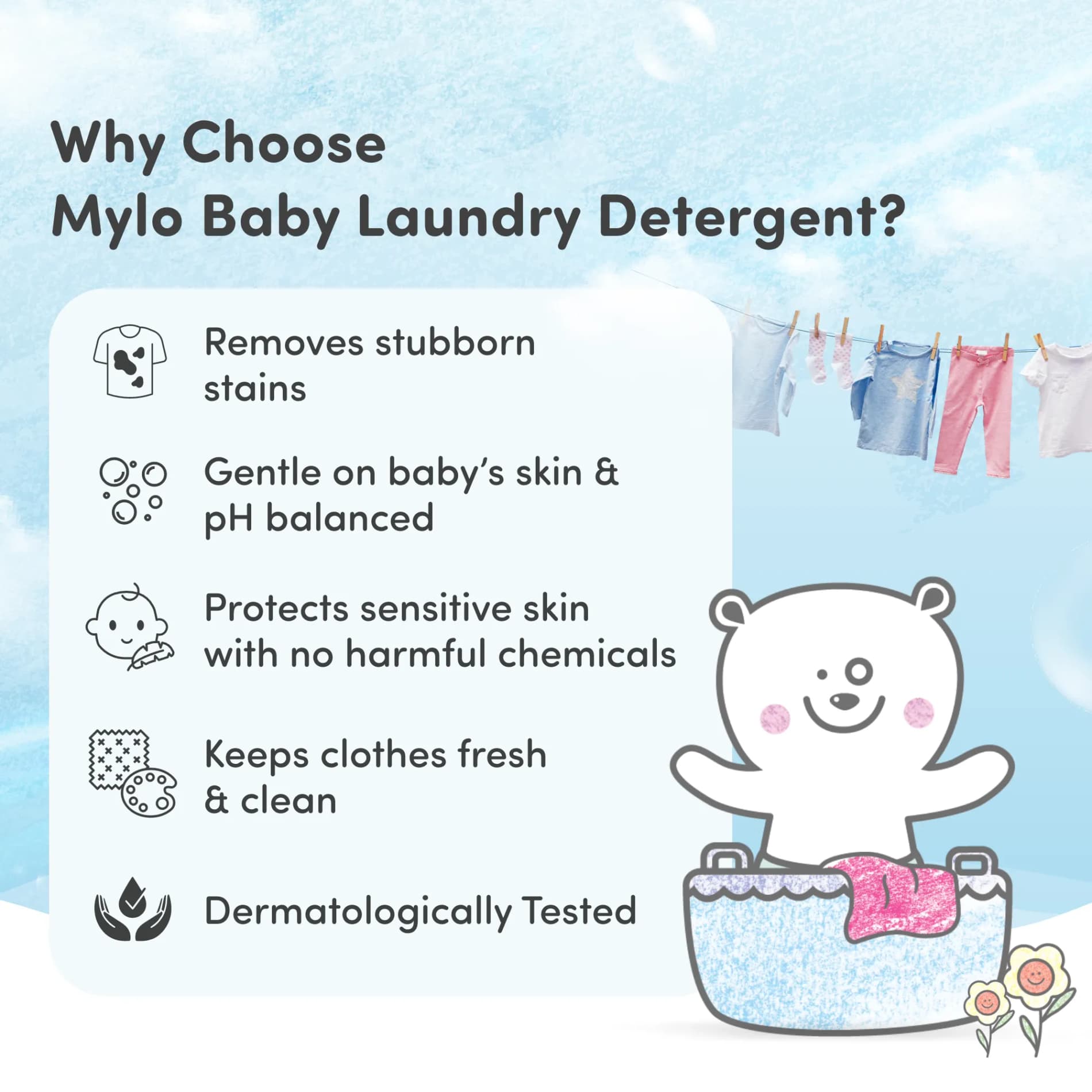 Baby Safe Liquid Detergent ​- 500 ml