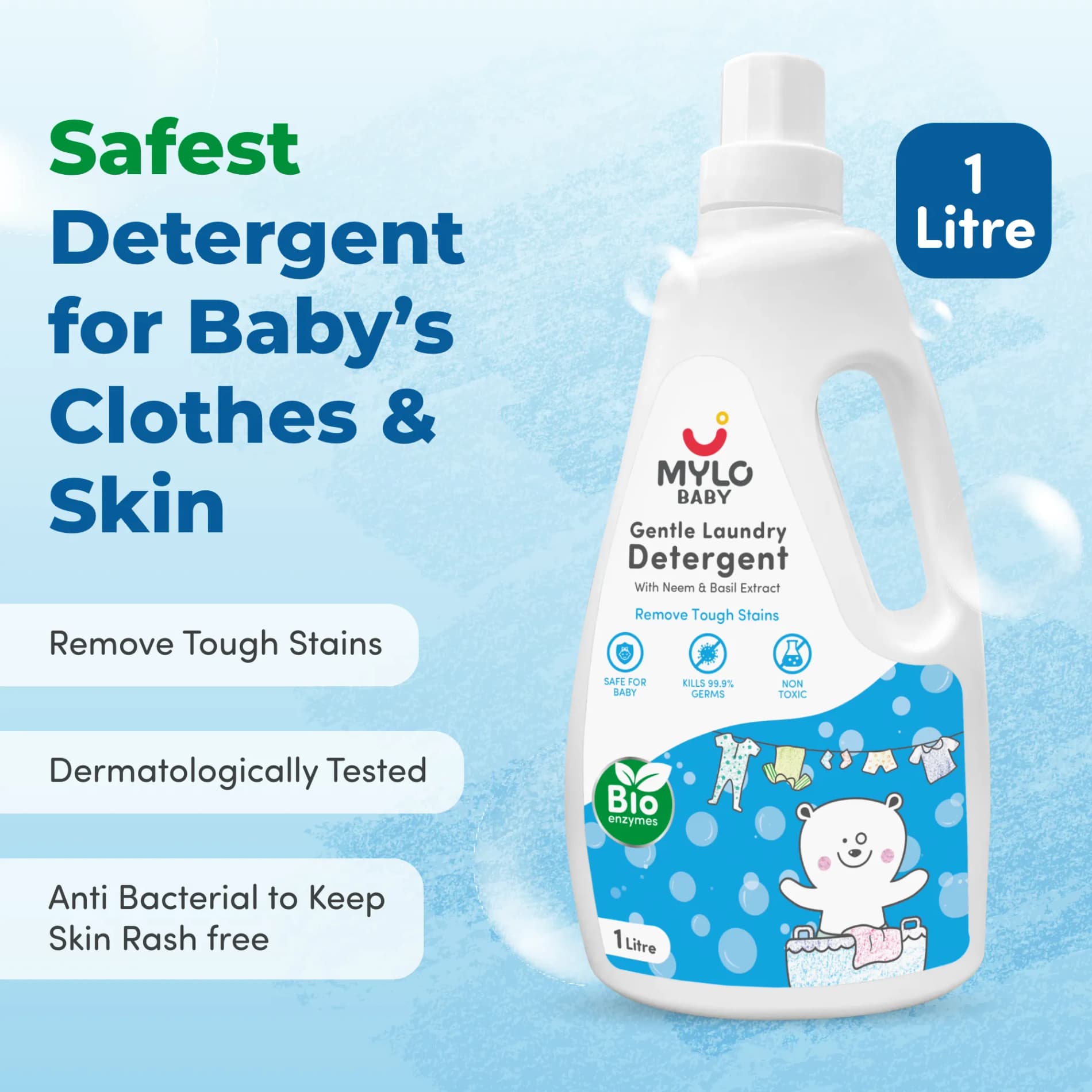 Baby Safe Liquid Detergent ​- 1 litre