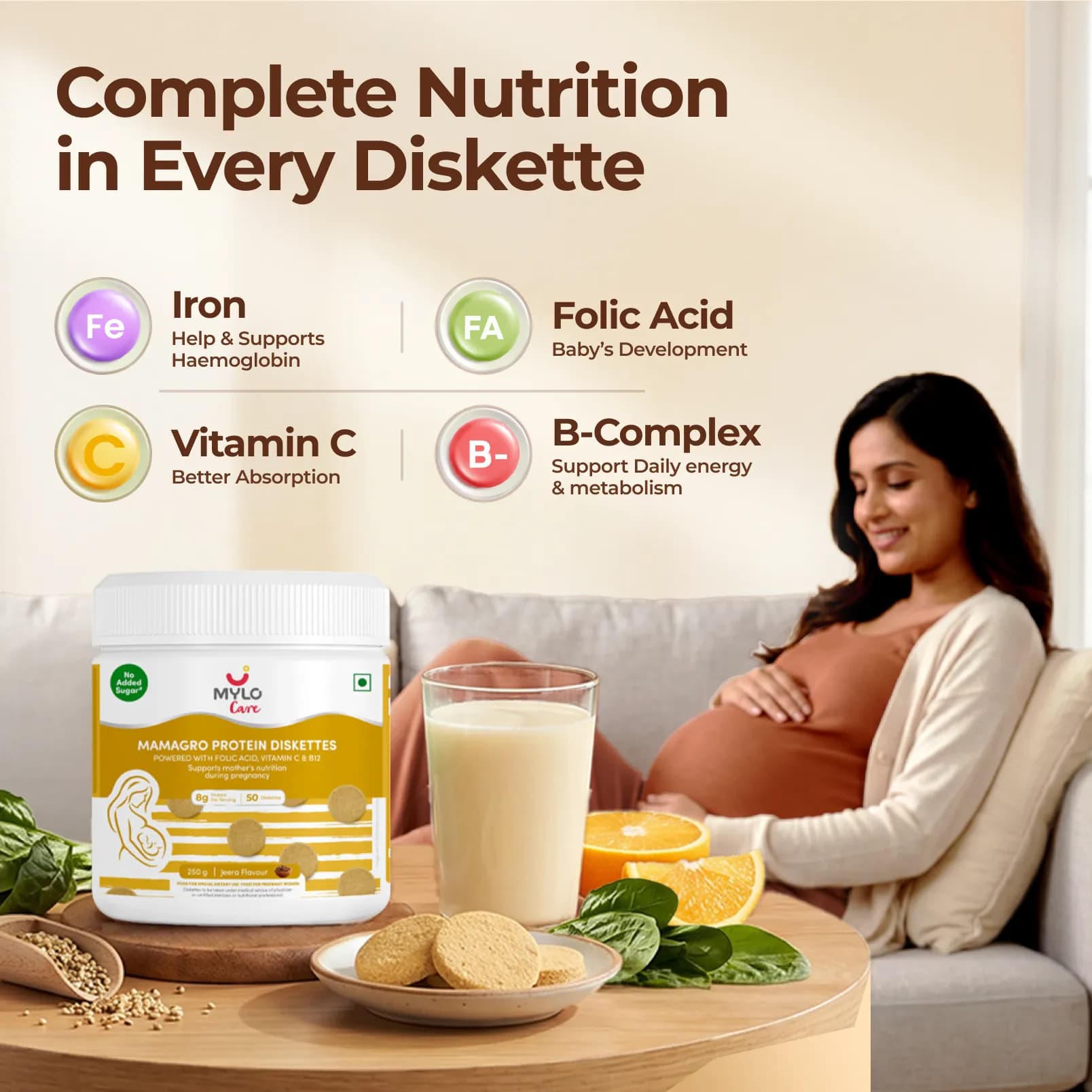 MamaGro™ Protein Diskettes - 250gm-Jeera