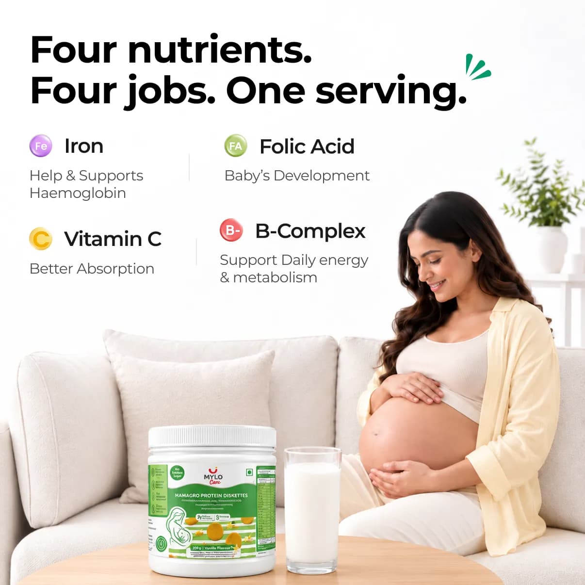 MamaGro™ Protein Diskettes (100 Vanilla + 100 Jeera Diskettes)