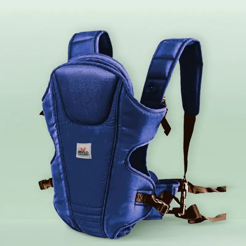 Baby Carrier Bag for 6 to 15 Months | 3 Carrying Positions | Adjustable & Durable Shoulder Straps | Soft Cushioning Near Headrest | Royal Blue