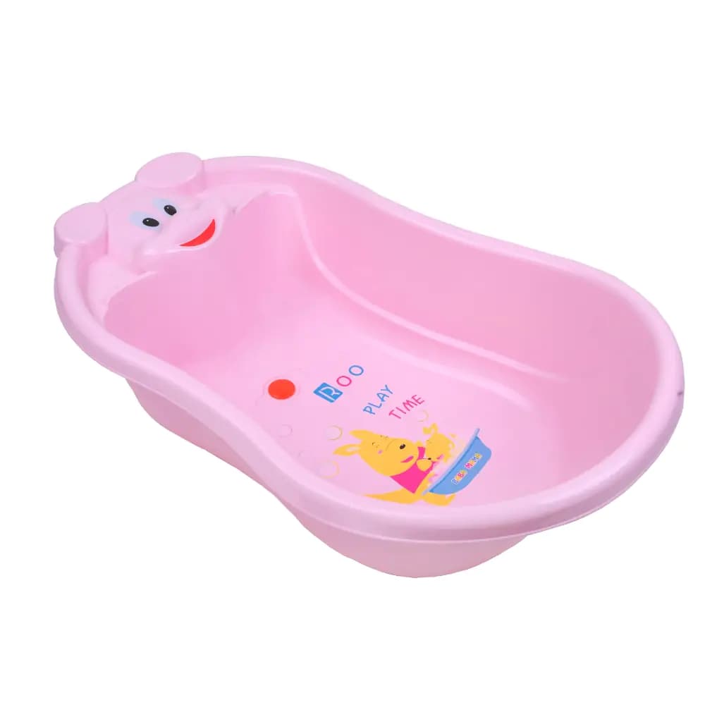 Classic Bear Bathtub for Toddlers | 6 Months to 3 Years | BPA Free | Anti Slip | Pink