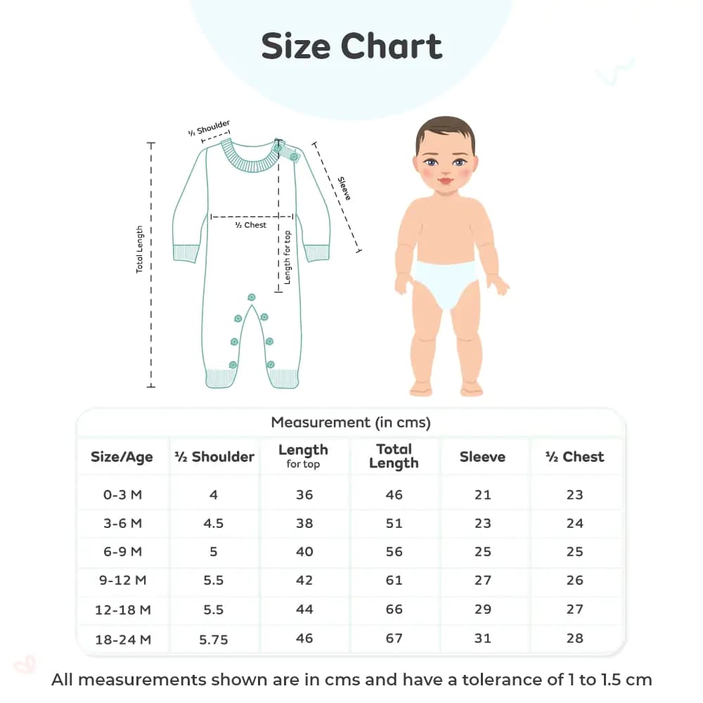 Baby Winter Wear Full Sleeves Romper/All-in-1 Suit in Heavy Gauge 100% Cotton– Purple & Lavender Naughty Lion (12 - 18 M)