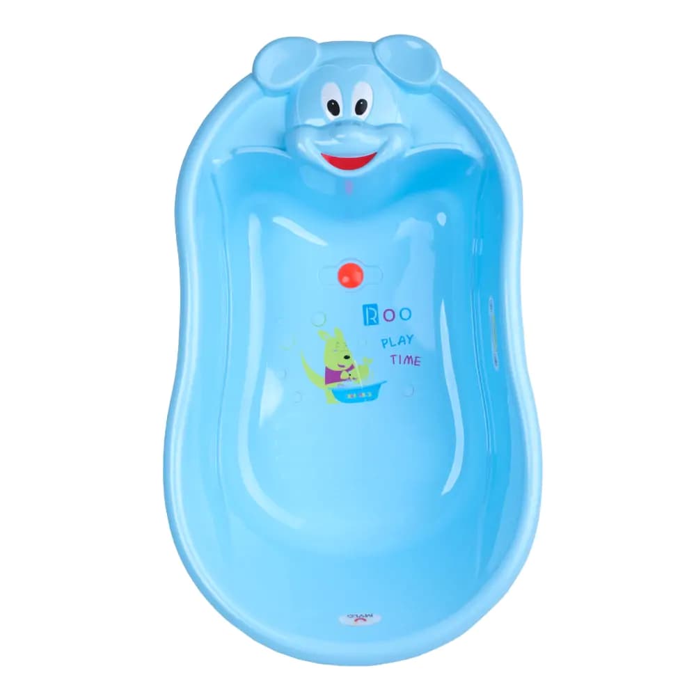 Classic Bear Bathtub for Toddlers | 6 Months to 3 Years | BPA Free | Anti Slip | Blue