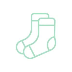 Baby Socks 0-6 Months | Elasticated & Antibacterial | Breathable, Shrinkable, Sweat & Wear Resistant | Unisex Dino | Pack of 3  WASH INSTRUCTIONS 