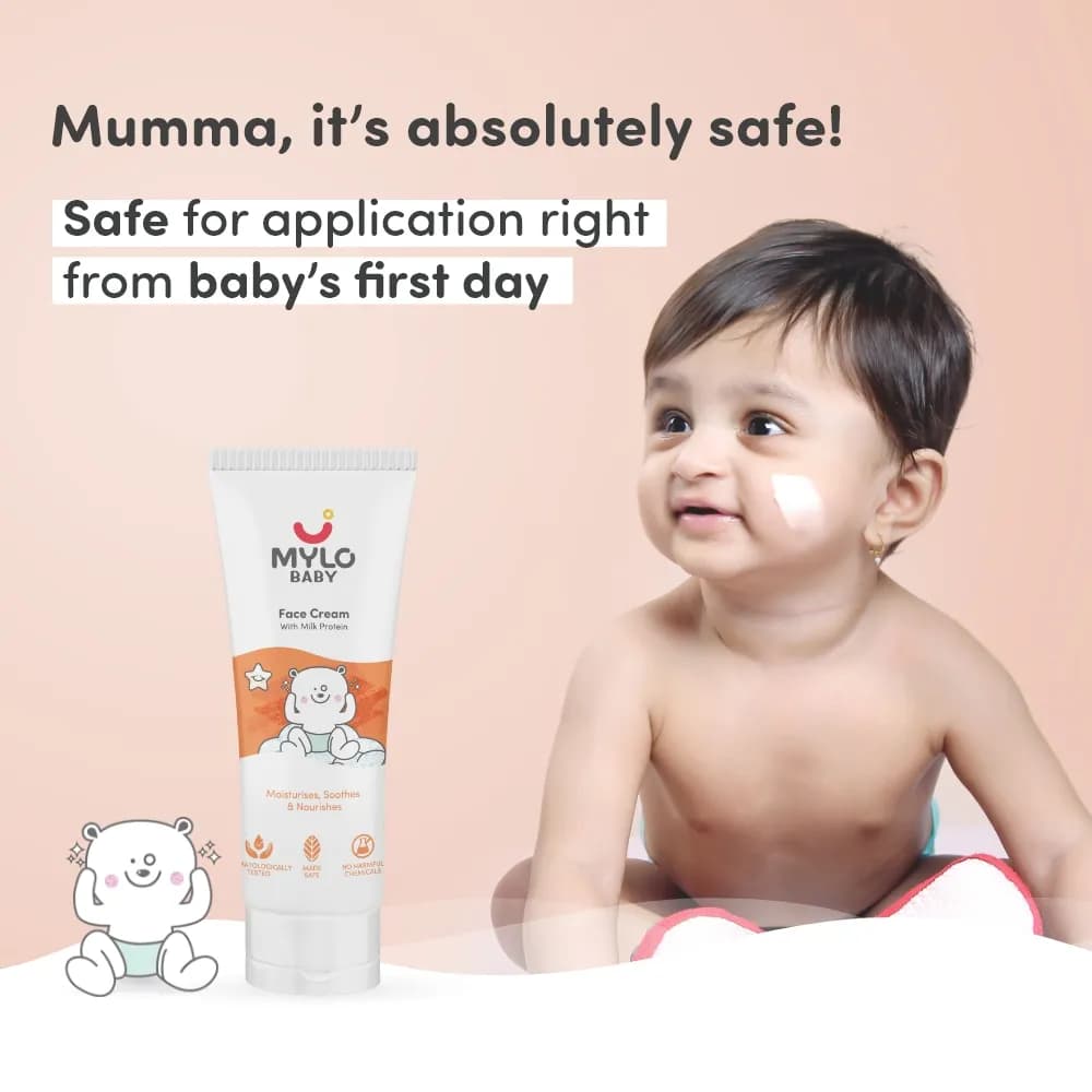 Baby Cream for Face 100 gm | Dermatologically Tested | Made Safe Australia Certified | Nourishes and Brightens Skin | Soothes Skin Irritation