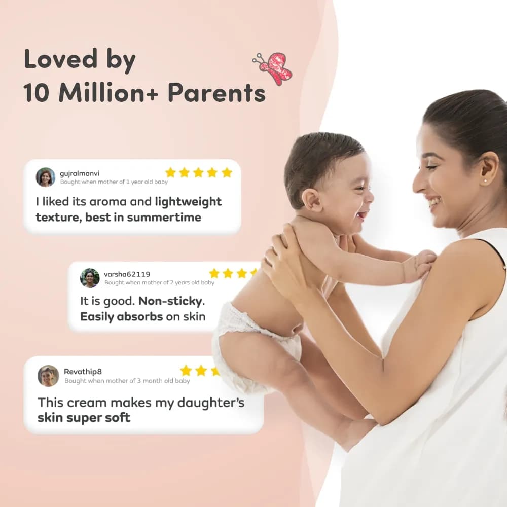 Baby Cream for Face 100 gm | Dermatologically Tested | Made Safe Australia Certified | Nourishes and Brightens Skin | Soothes Skin Irritation