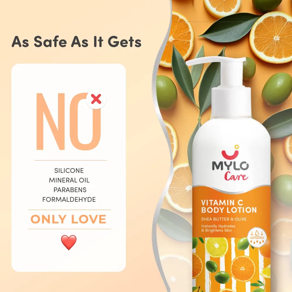 Vitamin C Body Lotion | Provides Deep Moisturization | Evens Out Skin Tone | Nourishes & Soothes Irritated Skin - 275 ml