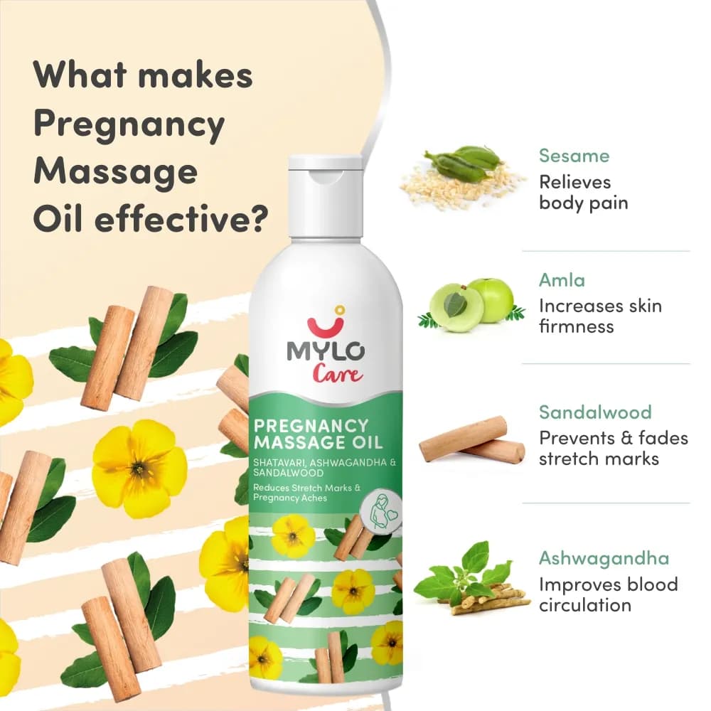 Pregnancy Massage Oil & Coconut Oil Combo