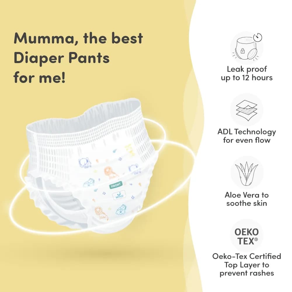 Mylo Diaper M size - Pack of 8