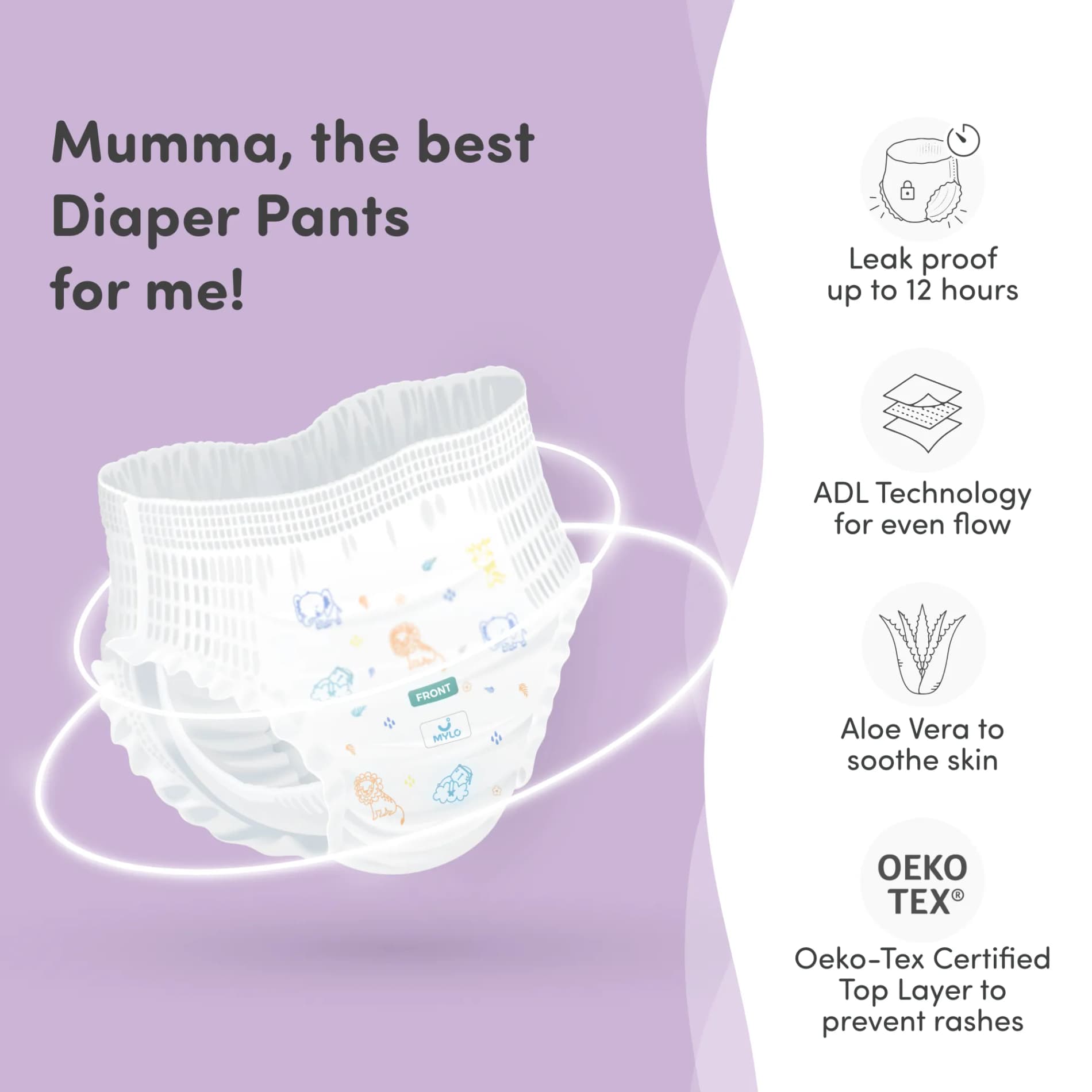 Mylo Diaper L size - Pack of 7