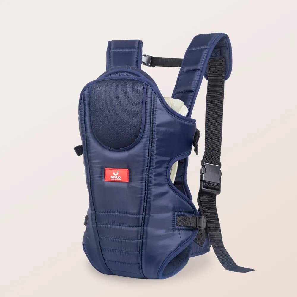 Premium Baby Carrier Bag for 6-15 Months | 3 Comfortable Carrying Positions | Ergonomically Designed | Lightweight & Adjustable - Royal Blue