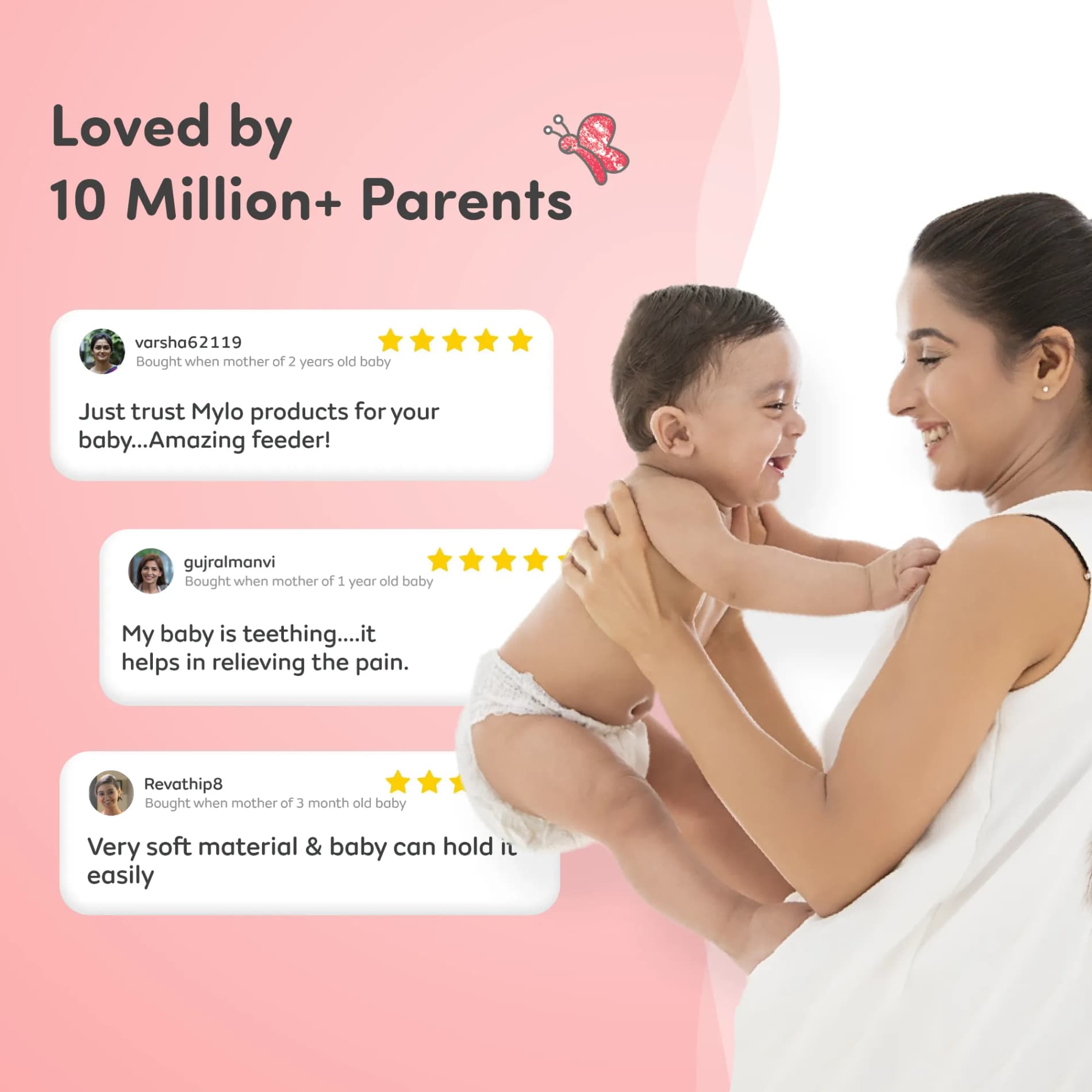 Feels Natural Ultra Soft Fruit & Food Nibbler- Pink | Convenient to Introduce Fruits & Veggies to Baby | Ultra-soft Silicone Mesh for Easy Chewing | Easy One Snap Filling | Helps Relieve Teething Discomfort