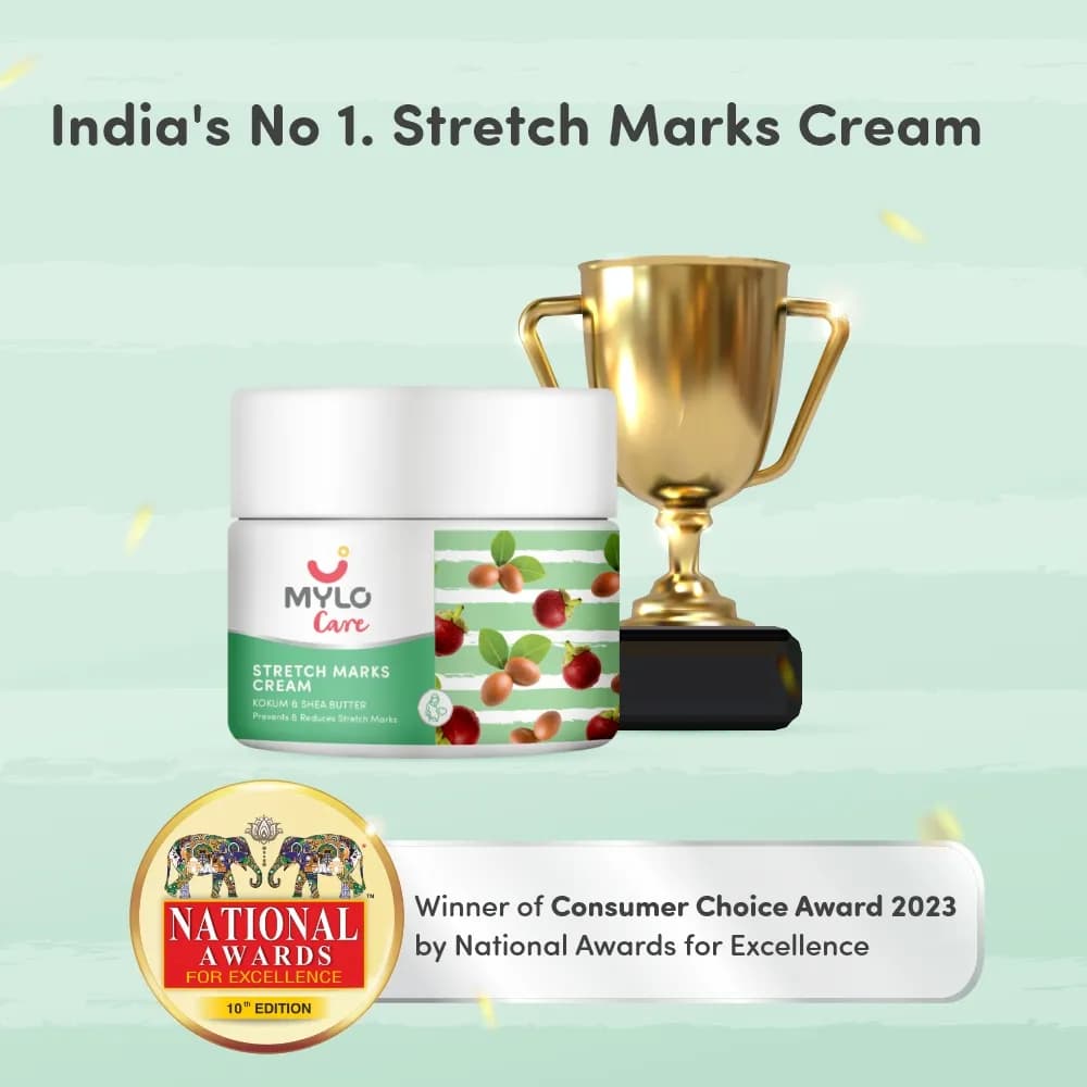 Stretch Marks Cream for Women - Clinically Proven | Removes Stretch Marks | Made Safe Certified | Safe During Pregnancy & Breastfeeding (100gm)