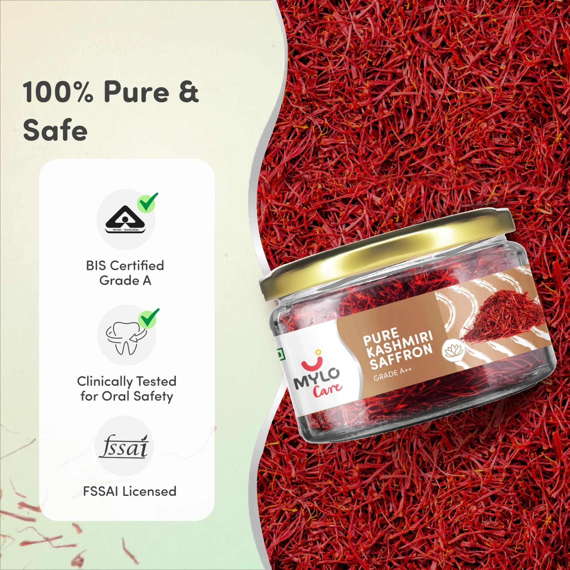 Pregnancy Wellness Super Saver Combo - Stretch Marks Cream for Women (100g) & Saffron for Pregnant Women (1g)