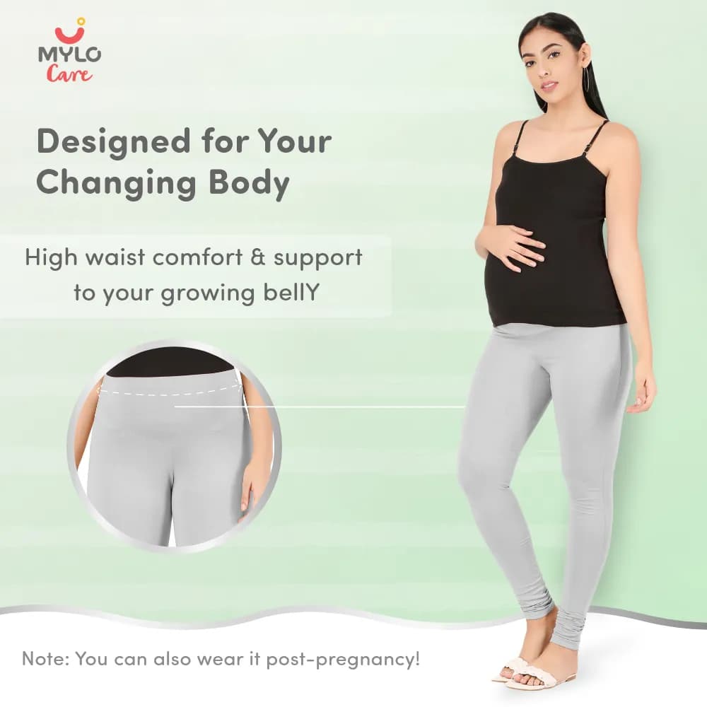 Maternity Leggings - M - Dark Grey