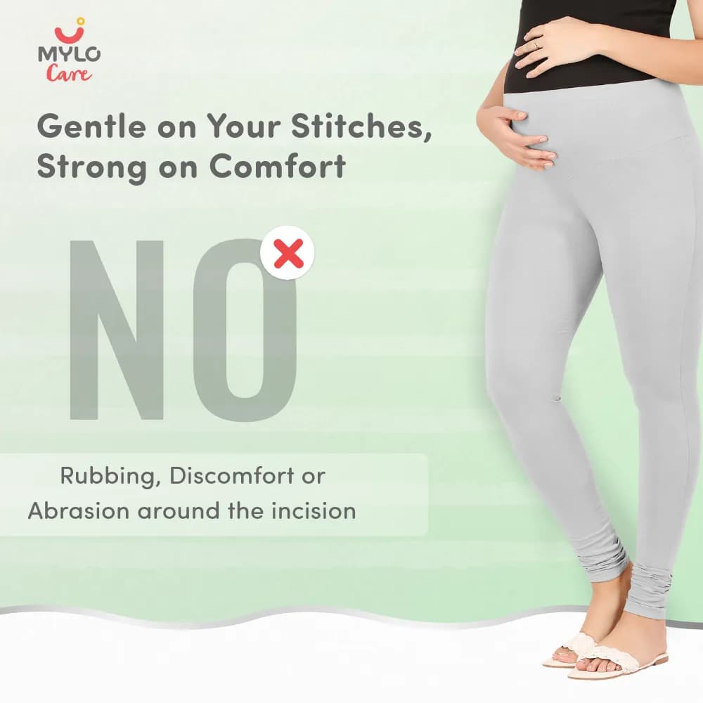 Maternity Leggings - M - Dark Grey