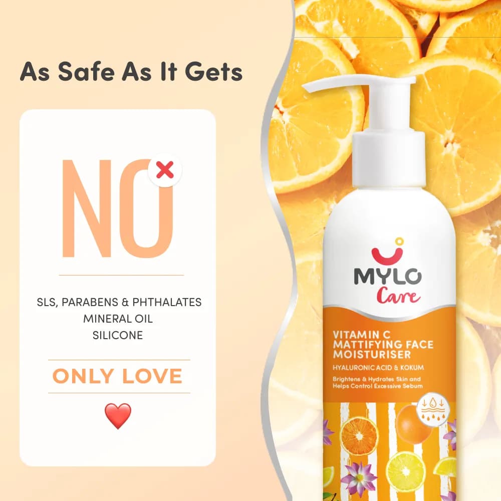 Vitamin C Face Moisturizer (100gm) Mattifying | Nourishes the skin | Non-greasy | Brightens Complexion | Fights Free Radical Damage