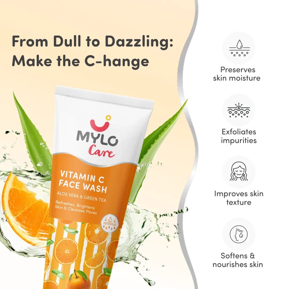 Vitamin C Face Wash (100 ml) Refreshing & Brightening 