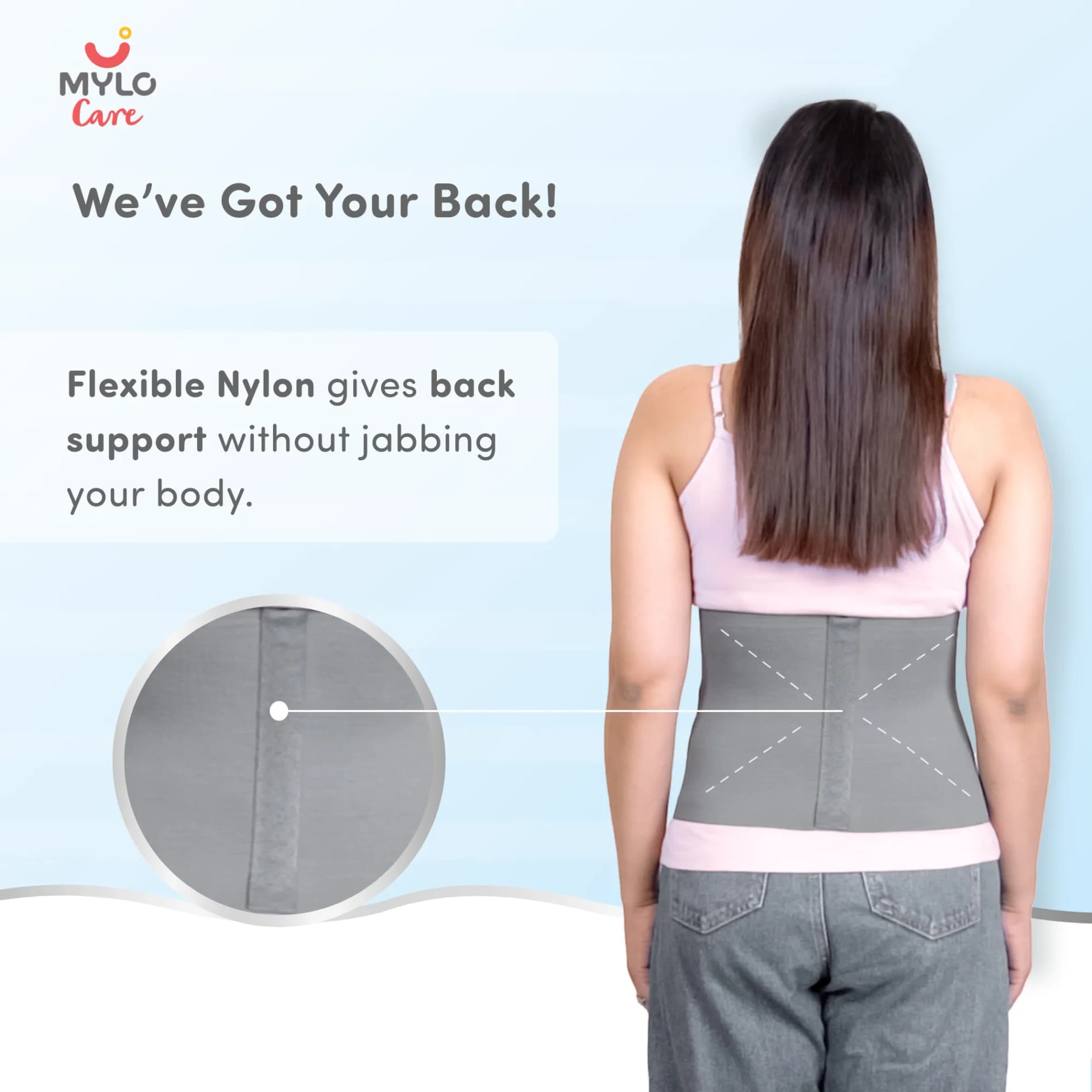 Post Pregnancy Belt After Delivery - M - Grey