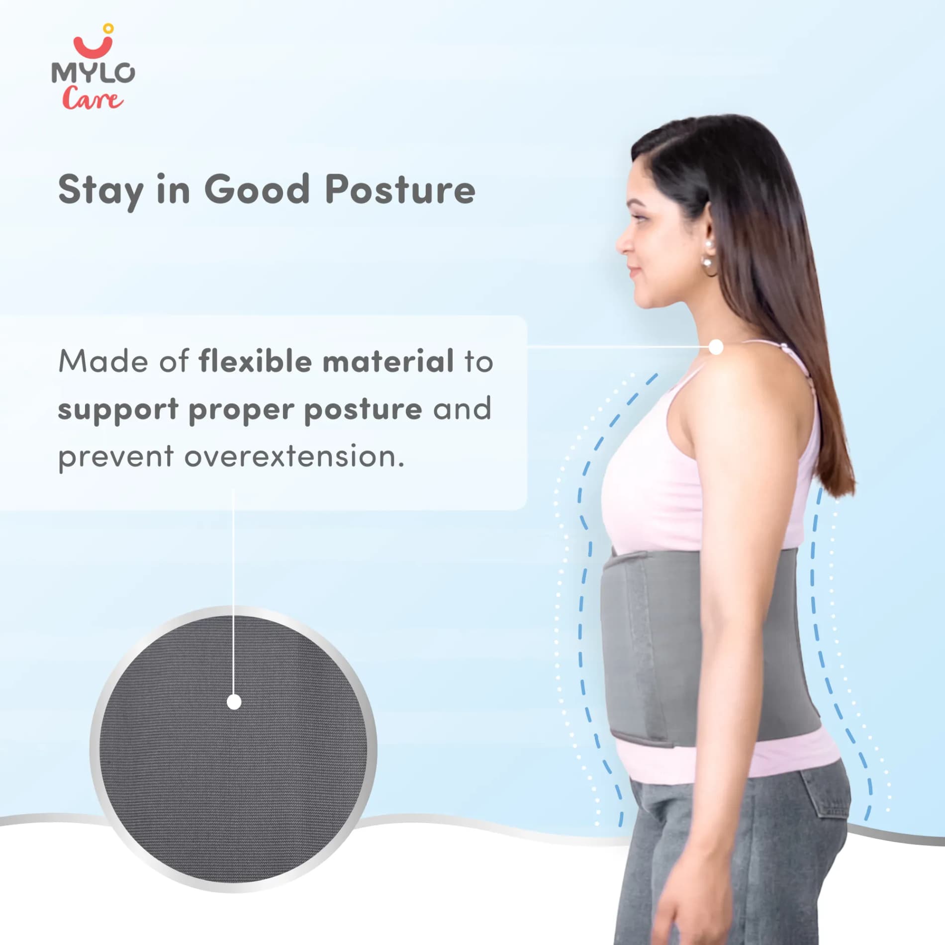 Post Pregnancy Belt After Delivery - XL - Grey