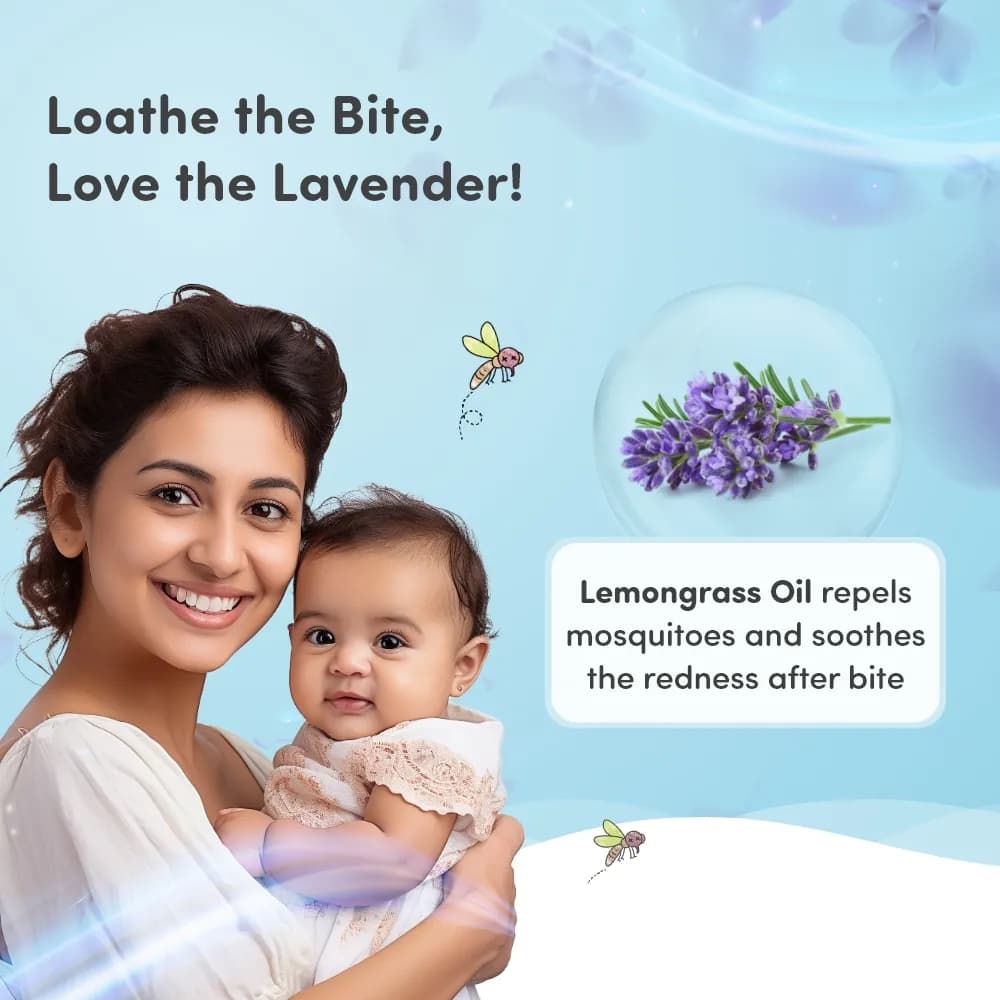 Baby Mosquito Spray | 100% Natural Ingredients | Protects Against Dengue, Malaria, Chikungunya | 100 ml