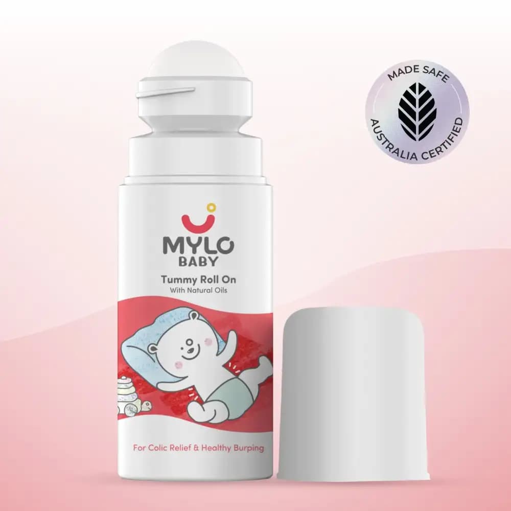 Tummy Roll On For Baby | Made Safe Australia Certified | Relieves Gas & Colic | Promotes Healthy Burping | Reduces Acid Reflux | 40 ml