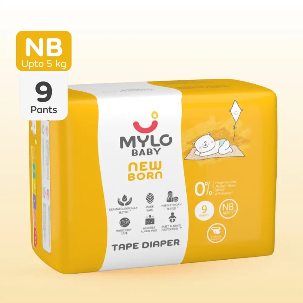 New Born Tape Diapers | Up to 5Kgs | 9 Count