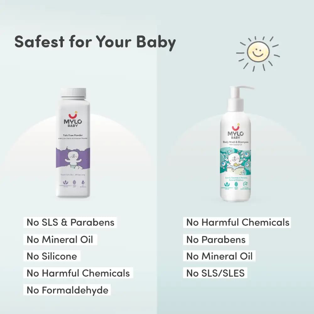 Baby Freshness Bundle - Baby Head to Toe Wash (200ml) + Baby Powder (300gm)