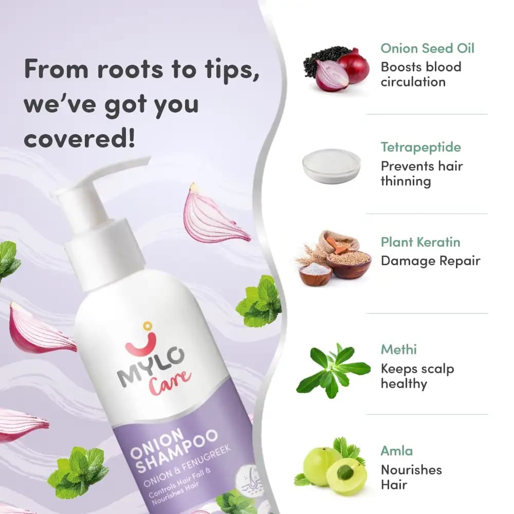 Pre & Post Pregnancy Hairfall Shampoo with Onion - 200 ml