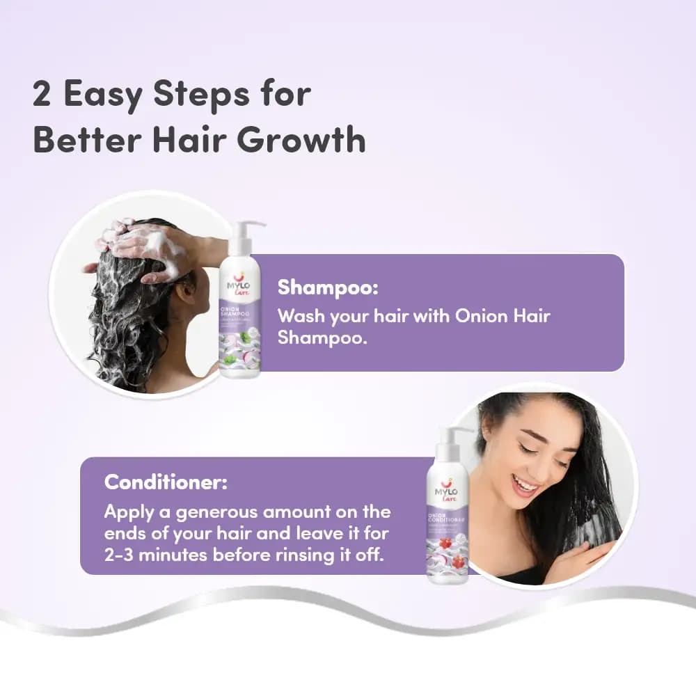 Pre & Post Pregnancy Hairfall Shampoo & Conditioner with Onion - 200 ml each