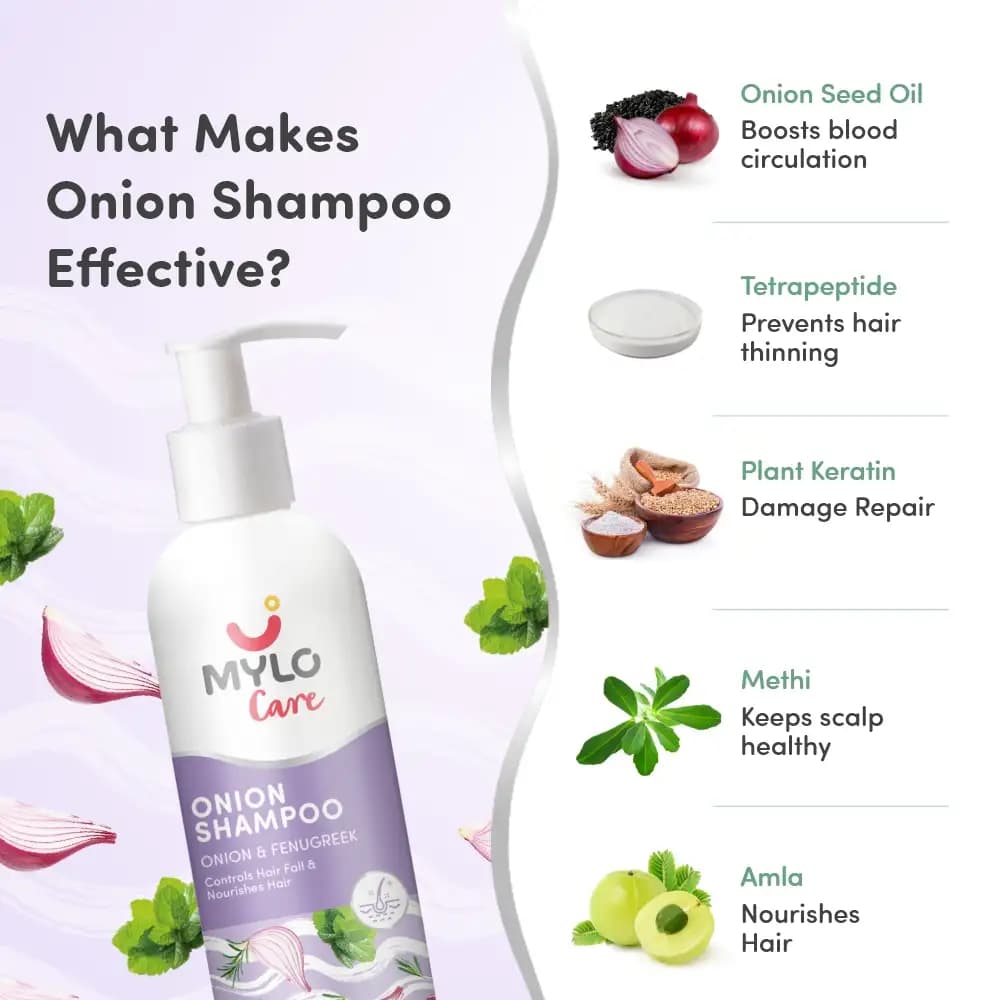 Pre & Post Pregnancy Hairfall Shampoo & Conditioner with Onion - 200 ml each