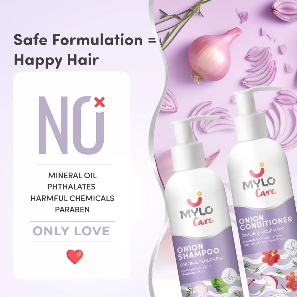 Pre & Post Pregnancy Hairfall Shampoo & Conditioner with Onion - 200 ml each