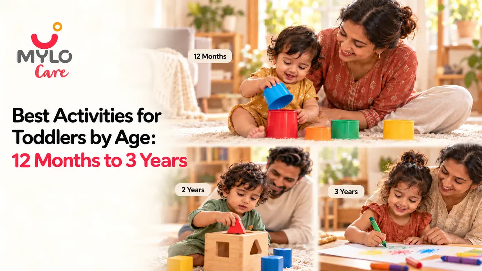 Best Activities for Toddlers by Age: 12 Months to 3 Years