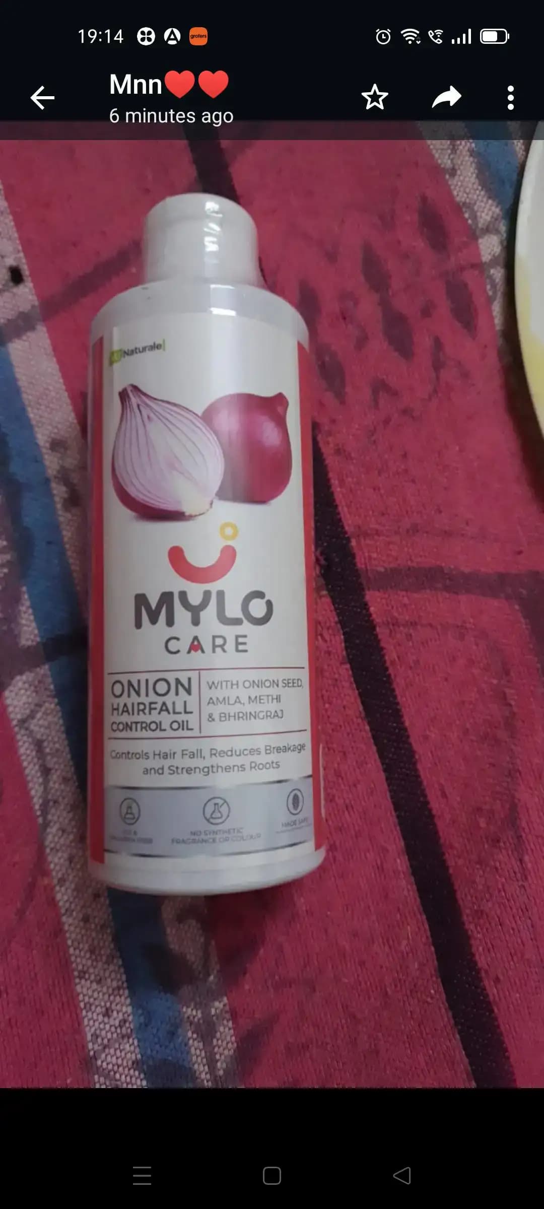 Pre & Post Pregnancy Hairfall Oil with Onion - 200 ml