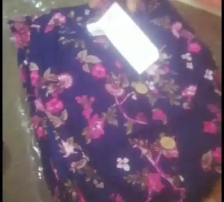 Maternity Dress - L - Garden Flowers