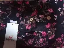 Maternity Dress - L - Garden Flowers