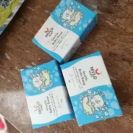 Mylo Baby Soap 75g - For 0-3 years with Vitamin E, Murumuru Butter, Jojoba Oil & Coconut Oil  - Pack of 5