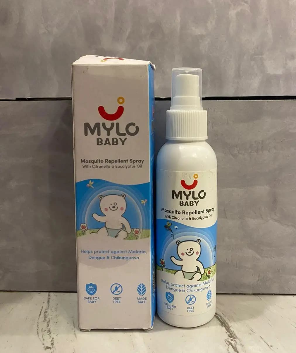 Baby Mosquito Spray | 100% Natural Ingredients | Protects Against Dengue, Malaria, Chikungunya | 100 ml - Pack of 2