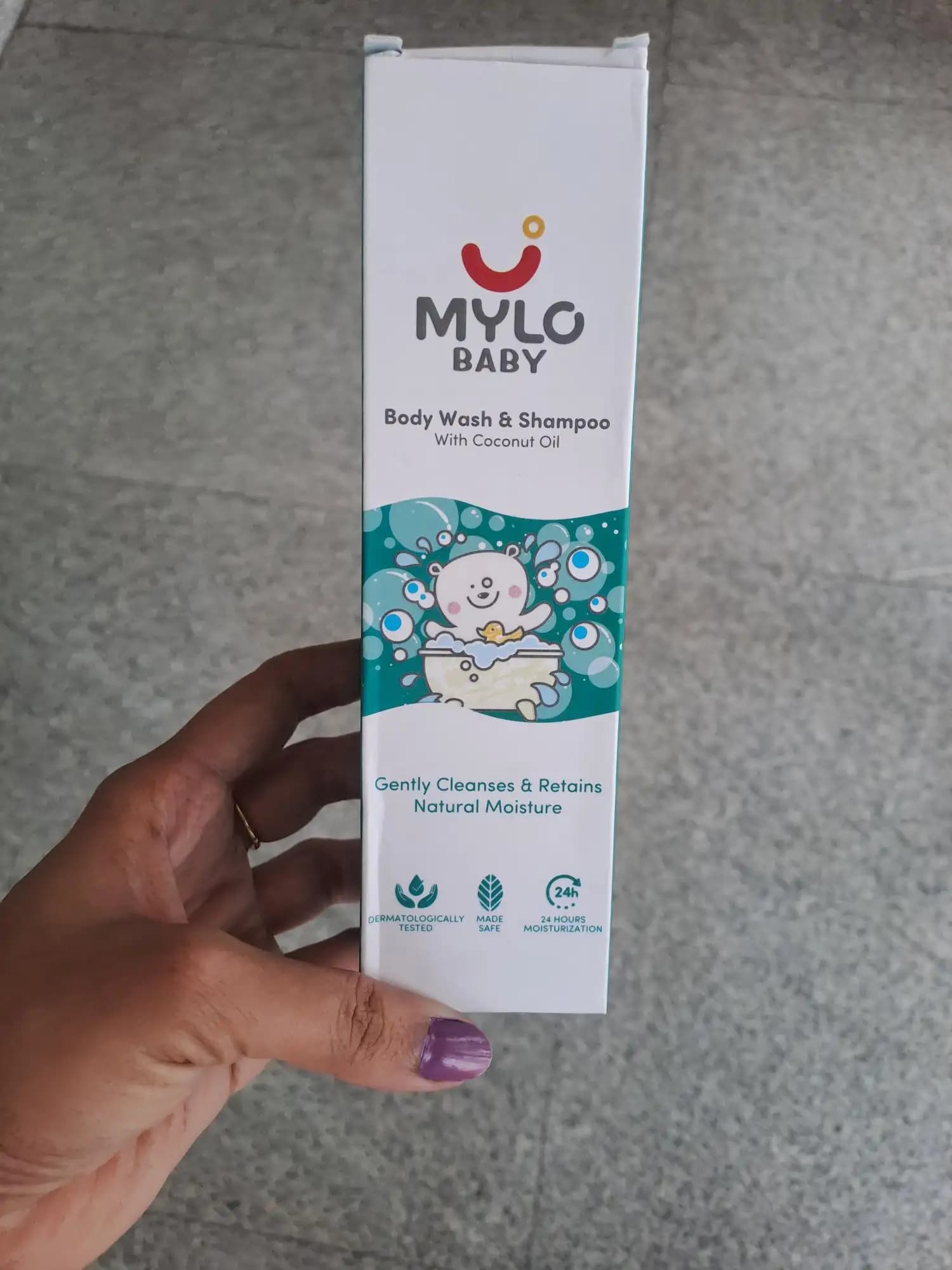 Baby Shampoo and Body Wash | Gentle Cleansing Head-to-Toe | Tear Free Formulation | Retains Natural Moisture | Dermatologically Tested | Made Safe Certified- 200 ml