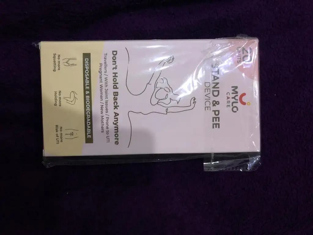 Stand and Pee Female Urination Device | Prevents UTI | Protects from Dirty Toilet Seats | No Need to Squat | Disposable & Biodegradable | Period-friendly | Pack of 20