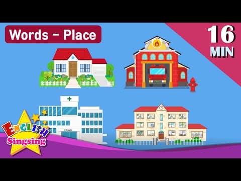 Kids vocabulary Theme "Place"